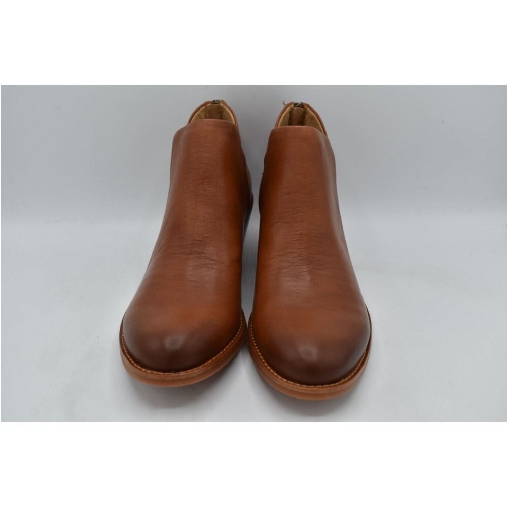 Sofft Cognac Leather Ankle Bootie - Picture 3 of 10